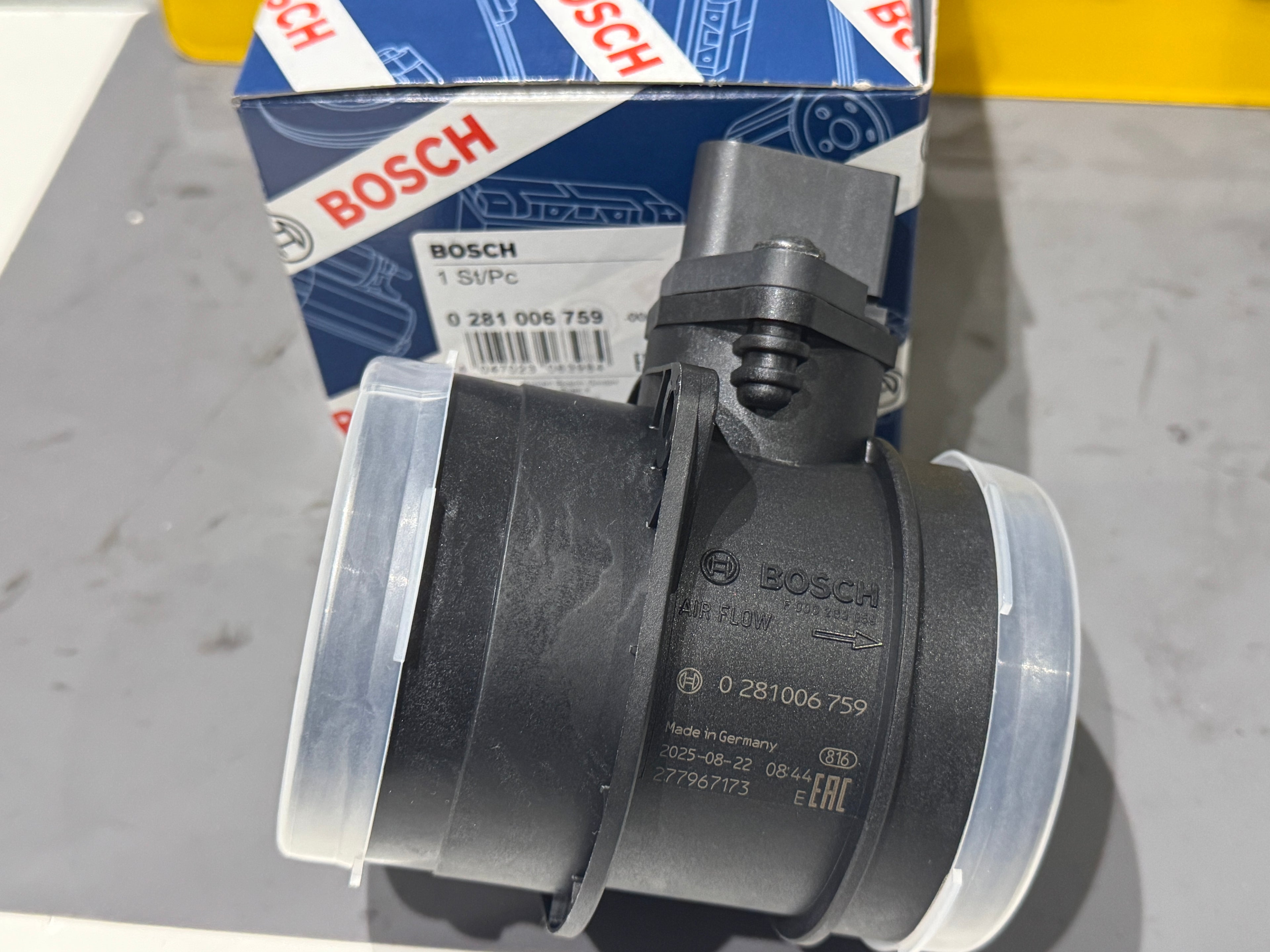 Bosch MAF Sensor for VW 1.9 PD Engines - PD130/150