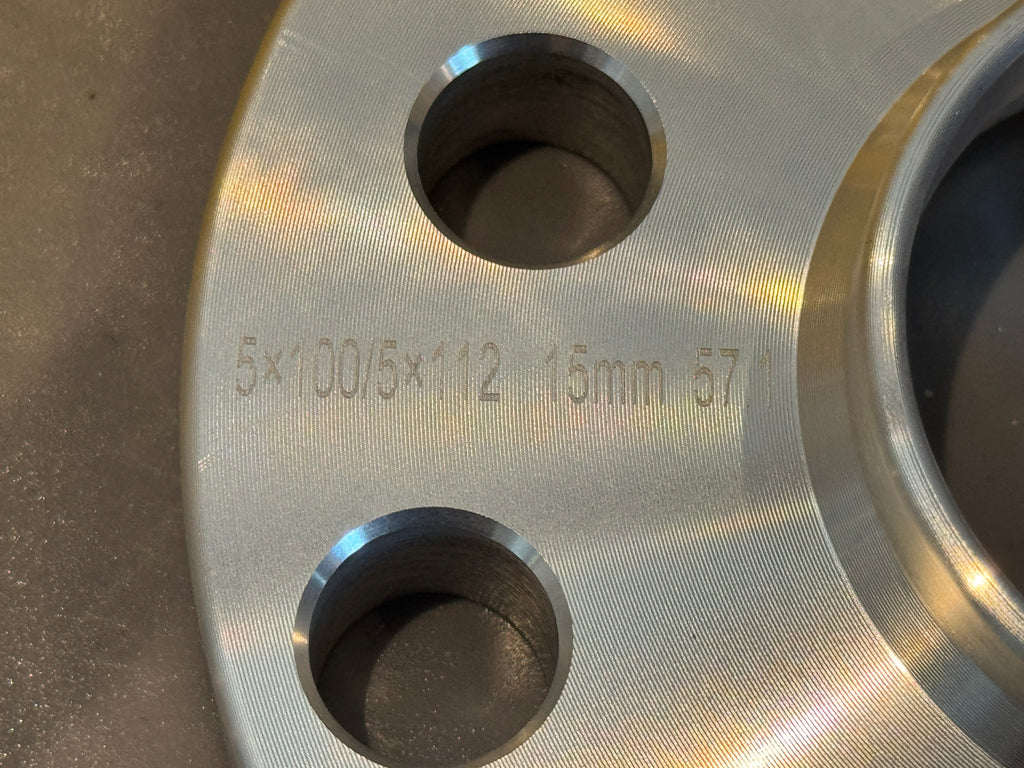 5x100 / 5x112 VW 15 & 20mm spacers Set